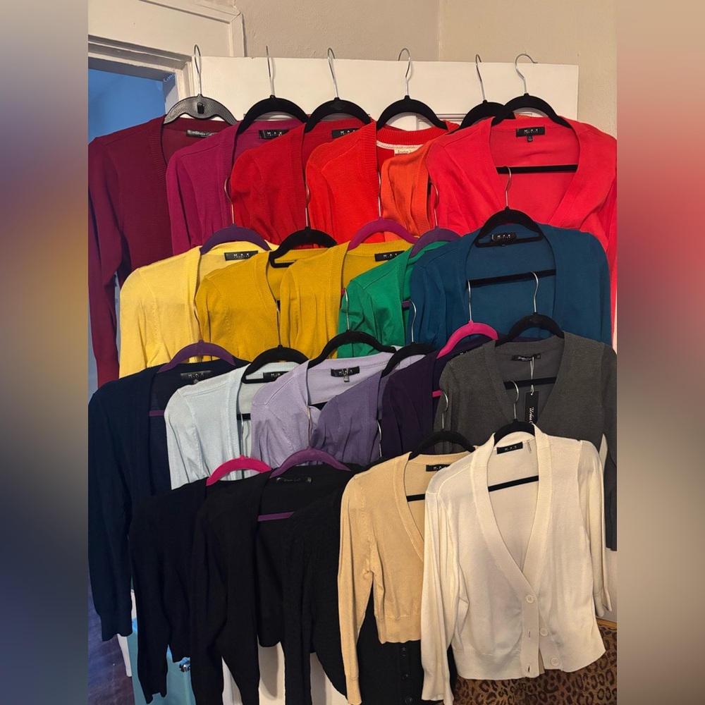 ANY 5 for $25

MAC Cardigan Collection - 22 sweaters - Accepting Offers